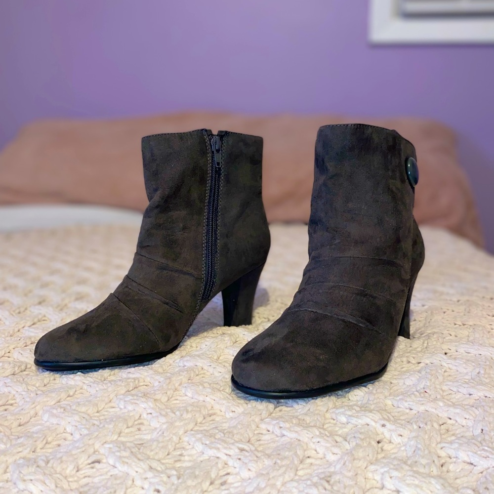 Grey booties